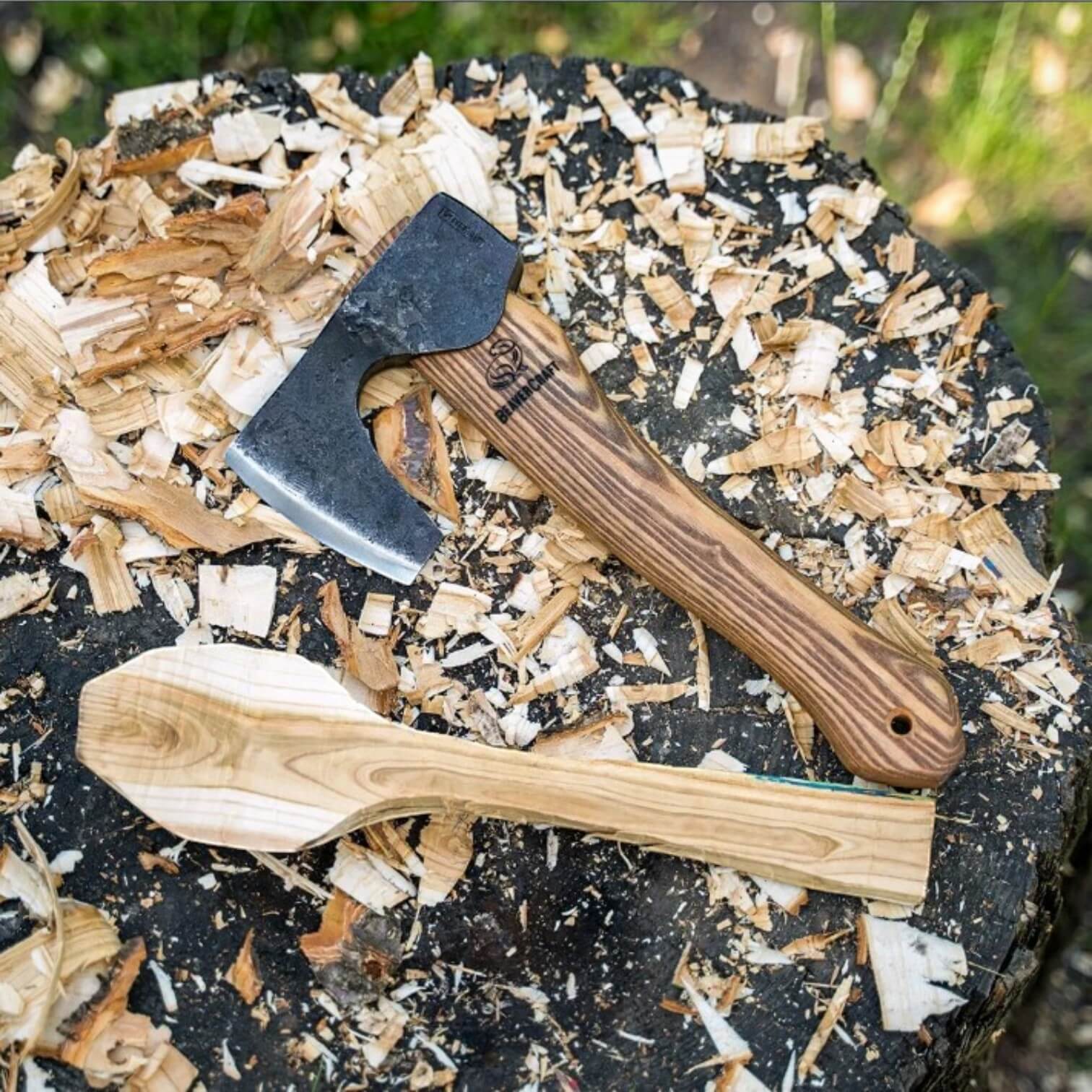 BeaverCraft-Set zum Schnitzen von Löffeln aus Frischholz