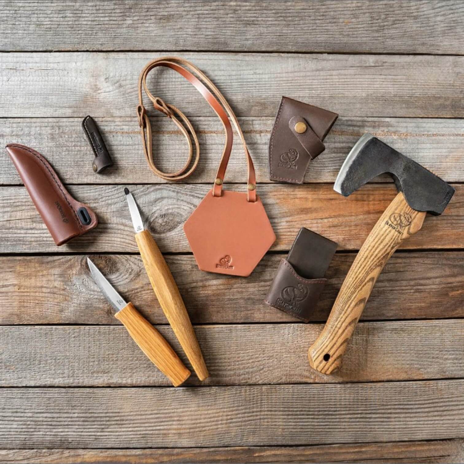 BeaverCraft-Set zum Schnitzen von Löffeln aus Frischholz