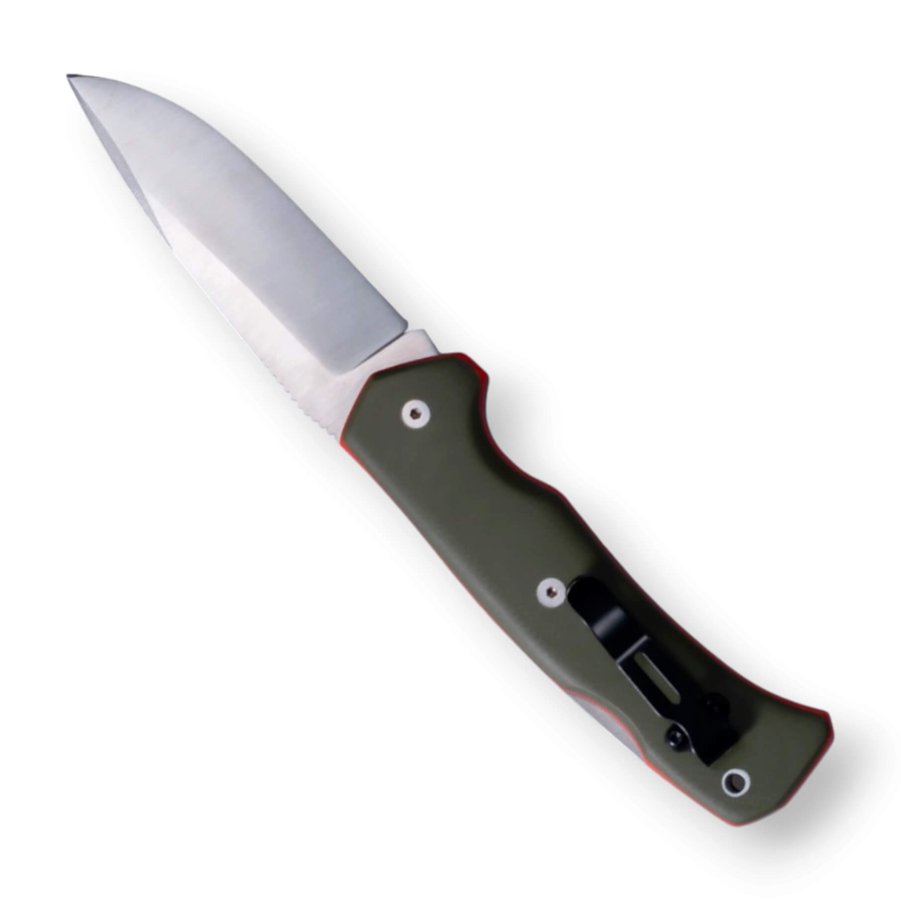 Mini Ranger Cudeman com cabo de G10 verde e bainha