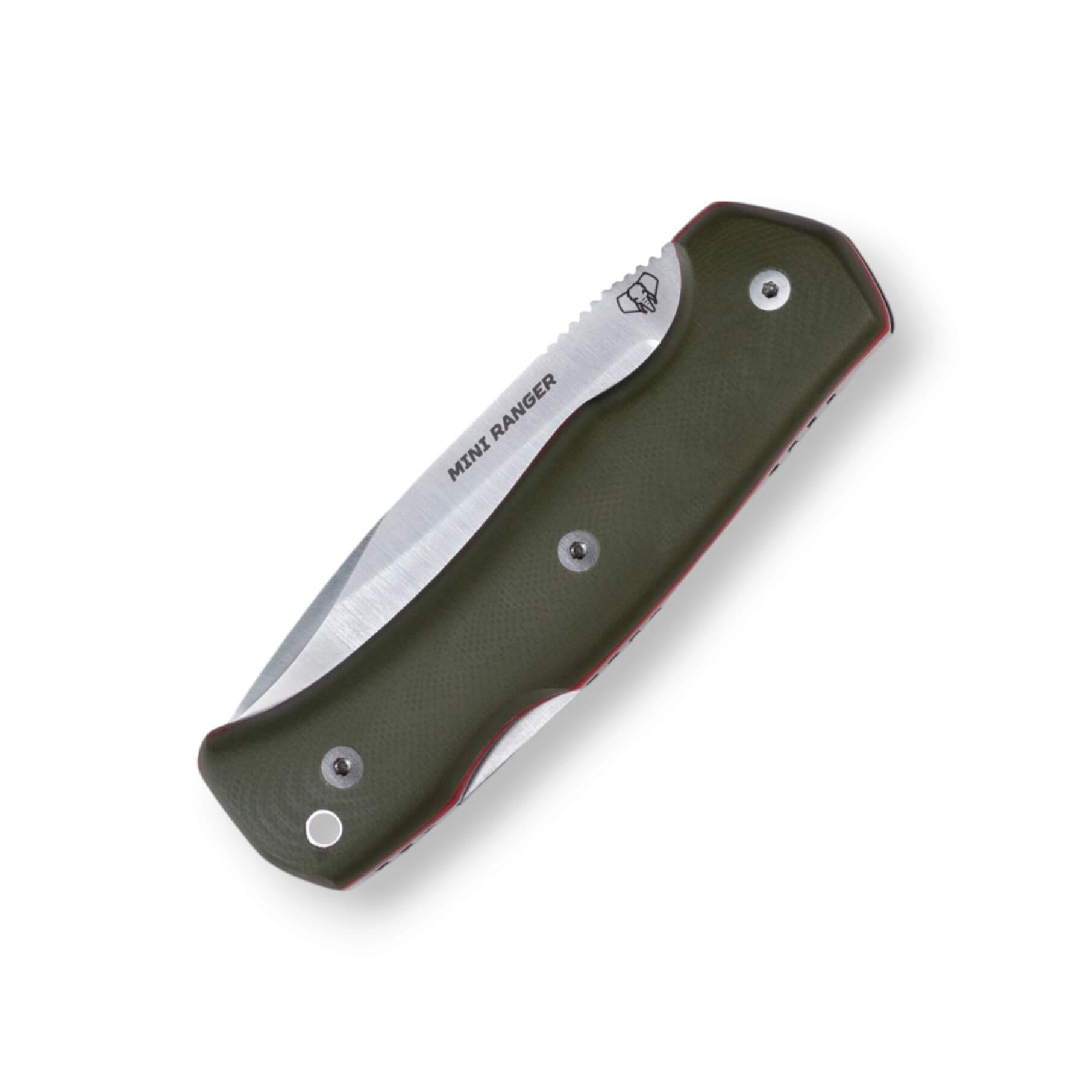 Mini Ranger Cudeman com cabo de G10 verde e bainha
