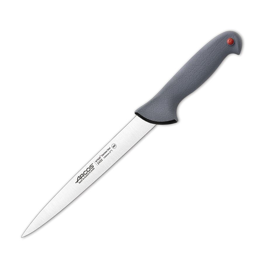 Couteau à fileter avec lame de 19 cm Arcos Color prof