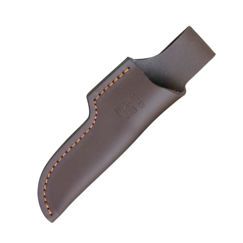 Couteau de chasse Joker Luchadera avec manche en bois de cerf et lame à pointe clip de 10 cm