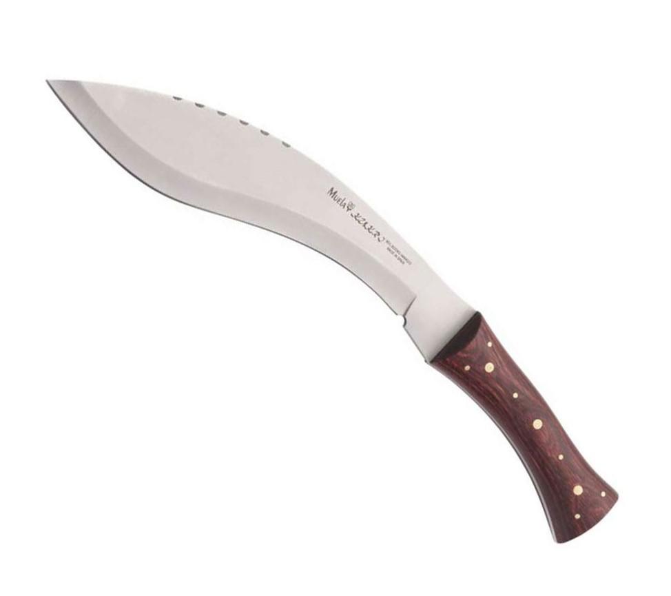 Muela Kukri-26M facão com cabo de jacarandá e lâmina inteiriça de...