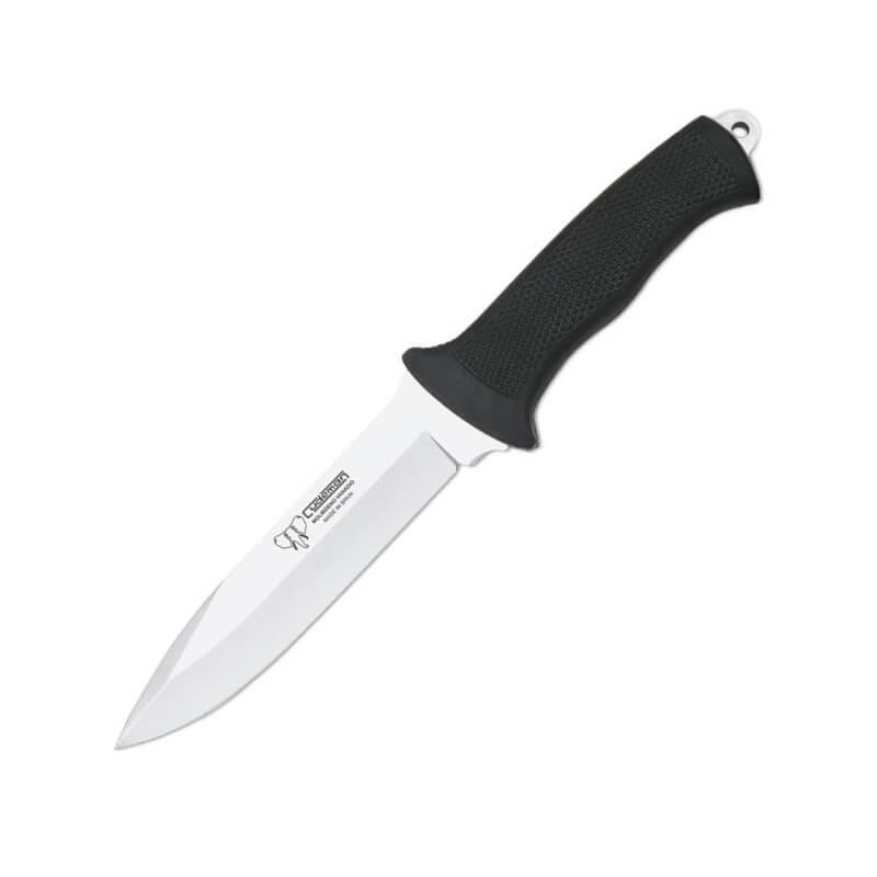 Cuchillo táctico Cudeman modelo TORNADO. Mango en caucho negro. A...
