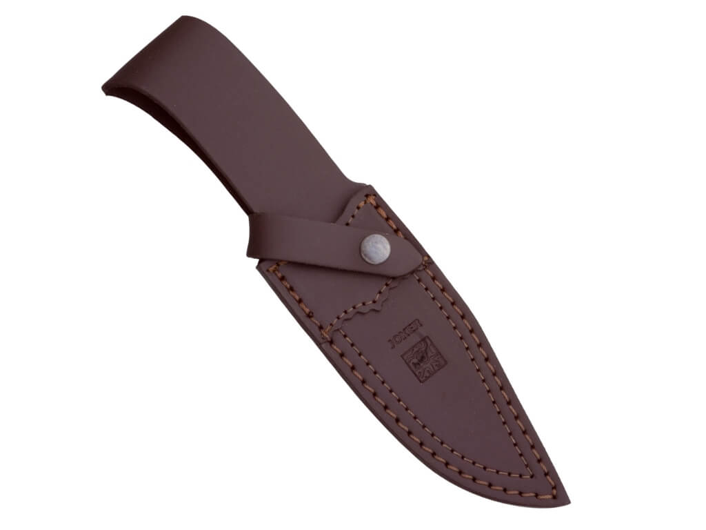 Cuchillo desollador Joker Oso con mango de asta de ciervo y virola de acero inox