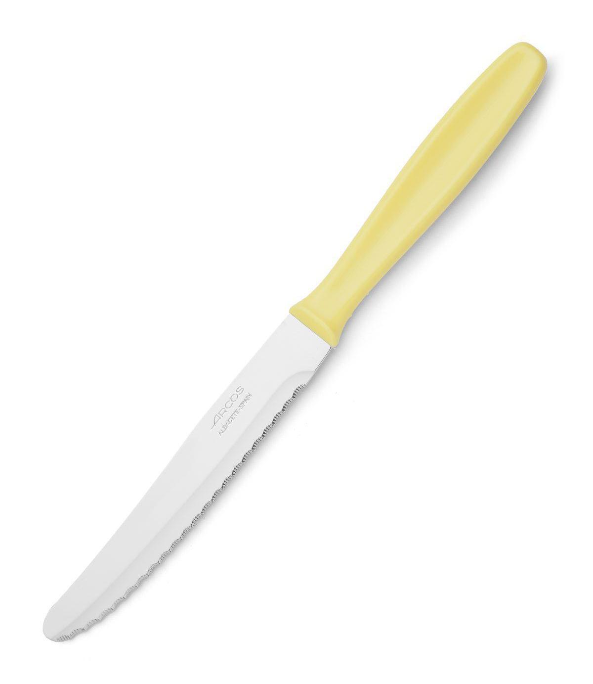 Table knives Arcos Set of 12 units beige polypropylene handle Table knives Arcos Set of 12 units beige polypropylene handle