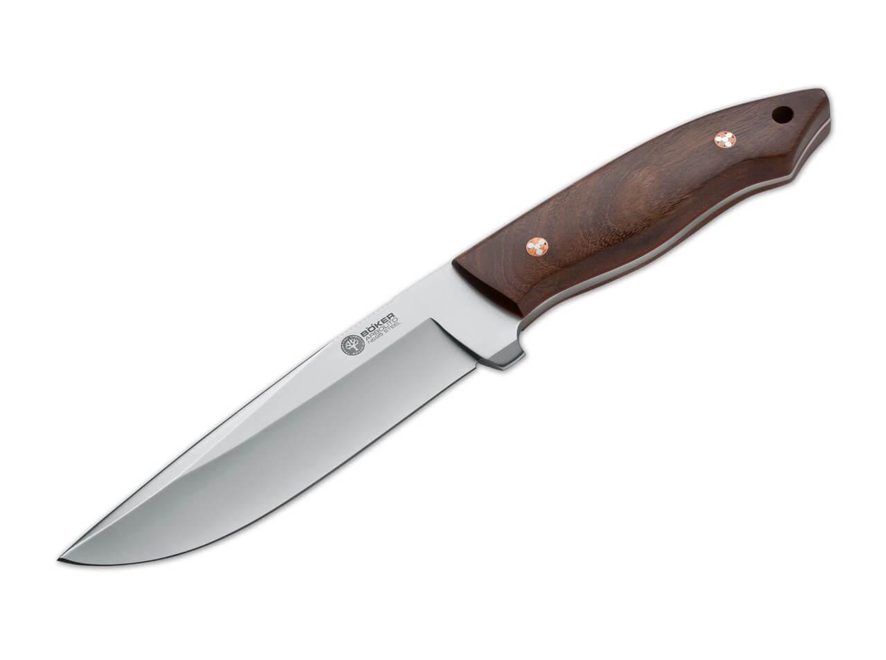 Cuchillo de caza Boker Arbolito Venador con mango de madera de éb...