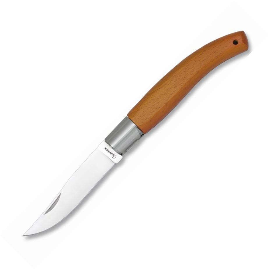 Navaja Albainox con bloqueo girolock, mango de madera y hoja de 8...