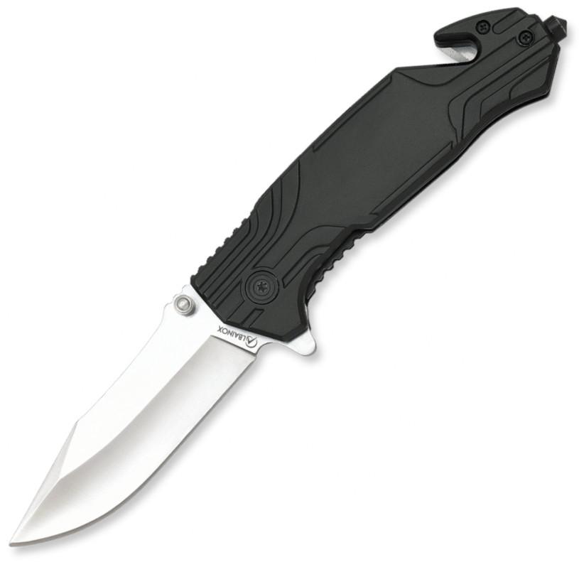 Couteau de poche Albainox avec coupe-ceinture de sécurité, brise-...