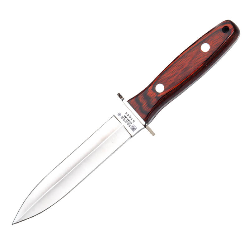 Coltello da caccia Joker Lince con manico resistente e lama a doppio taglio da 15 cm