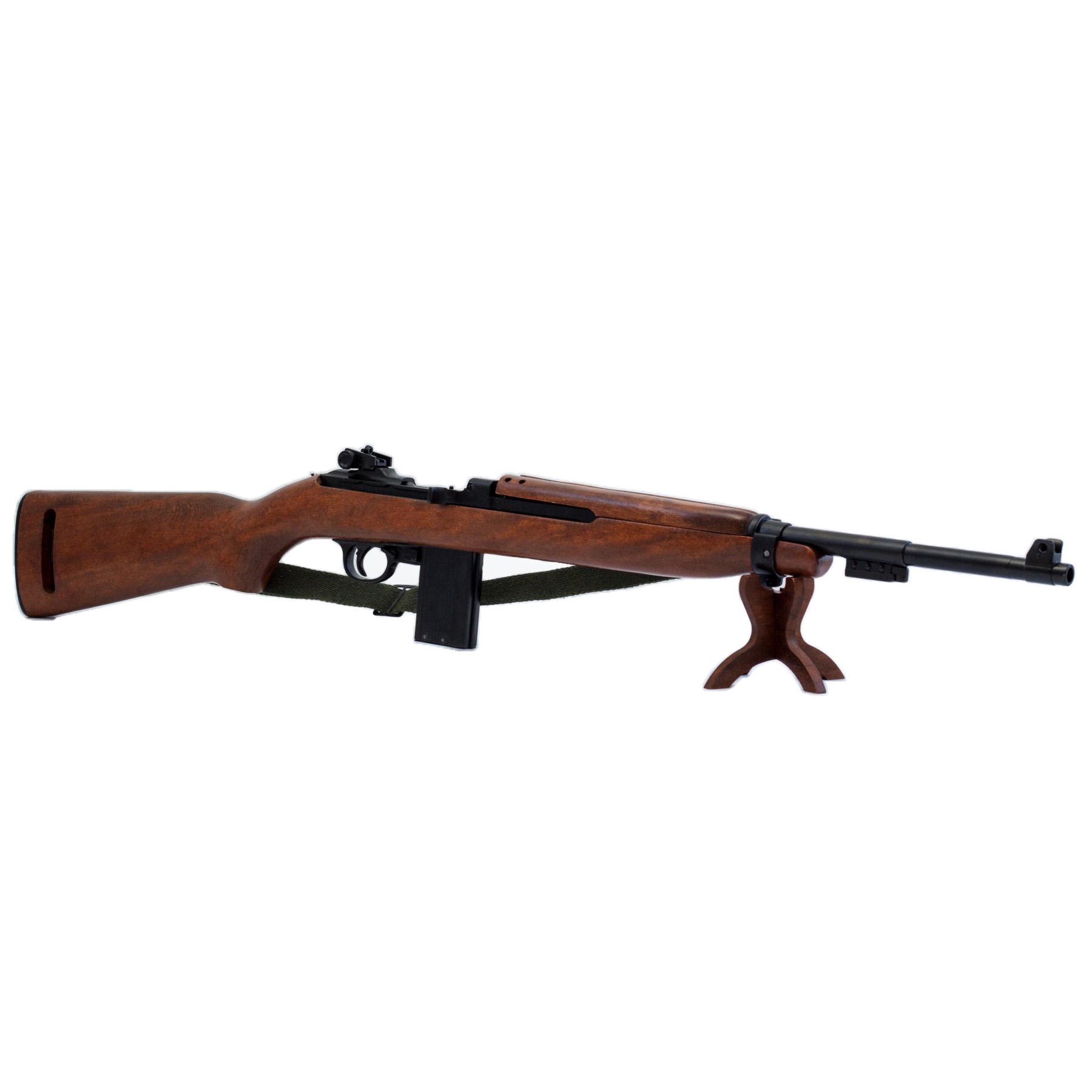 Réplica de uma carabina M1 calibre 30, EUA 1941, fabricada em madeira e metal