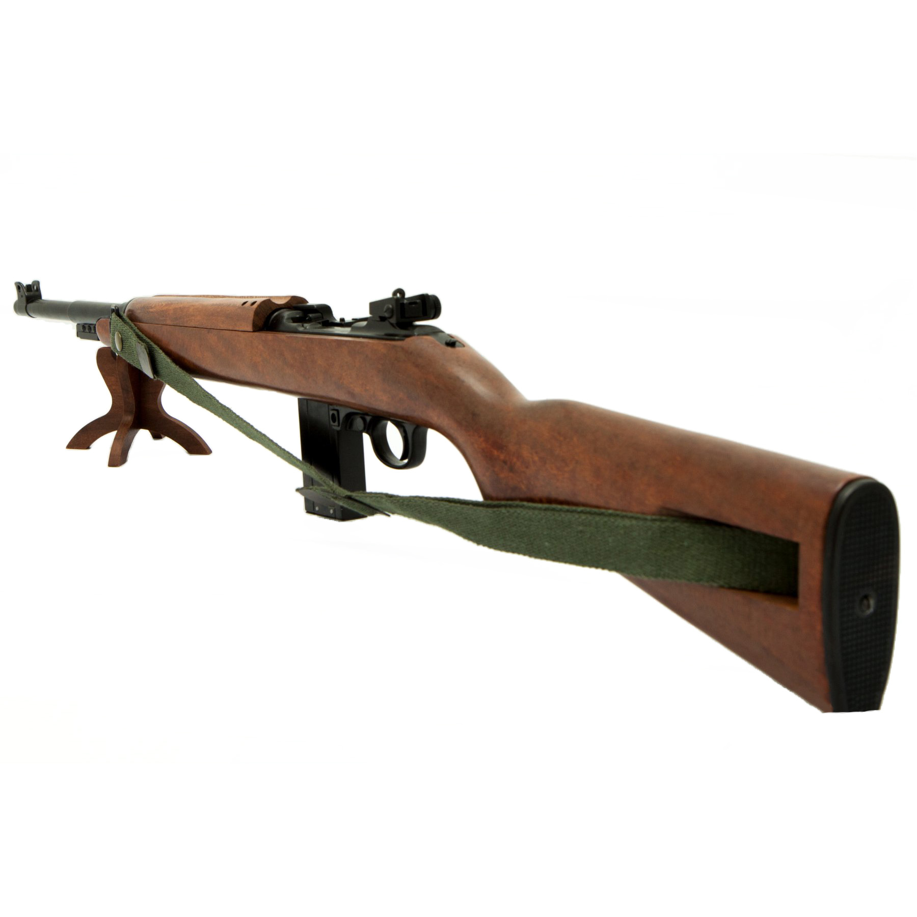 Réplica de uma carabina M1 calibre 30, EUA 1941, fabricada em madeira e metal