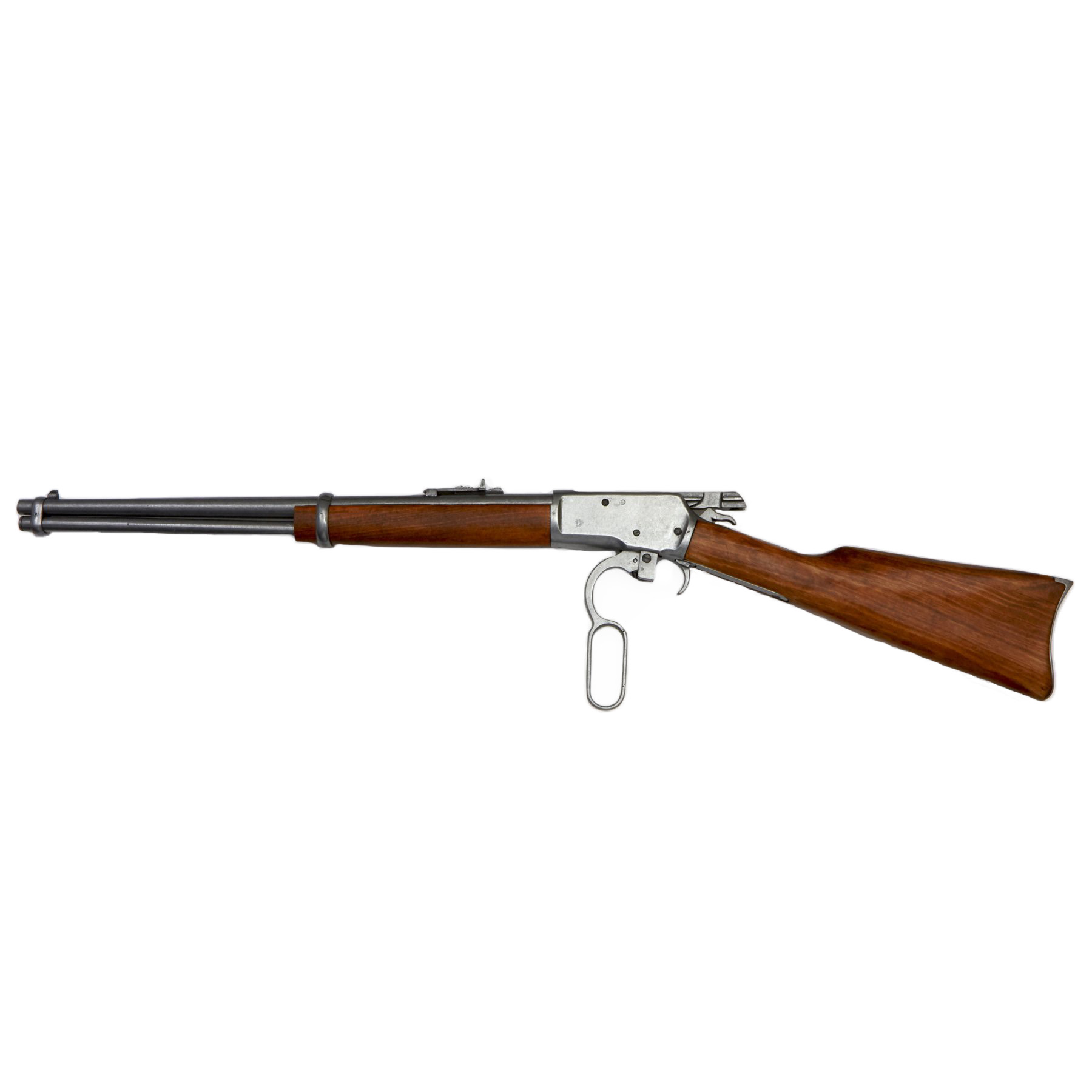 Carabina modelo 92, EUA 1892, fabricada em metal e madeira