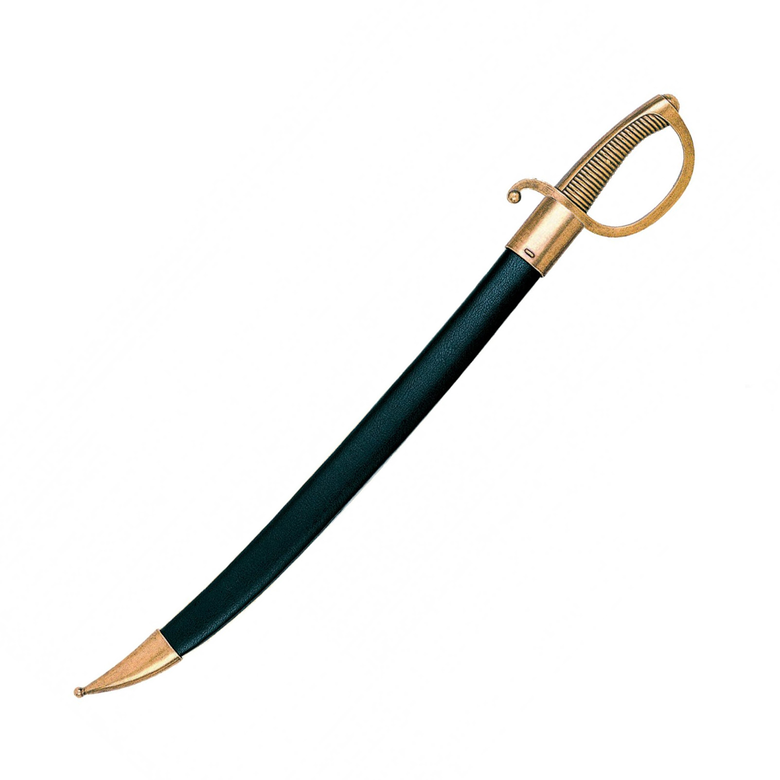 Sabre de briquet, França do século XIX, feito de metal com bainha de plástico forrada