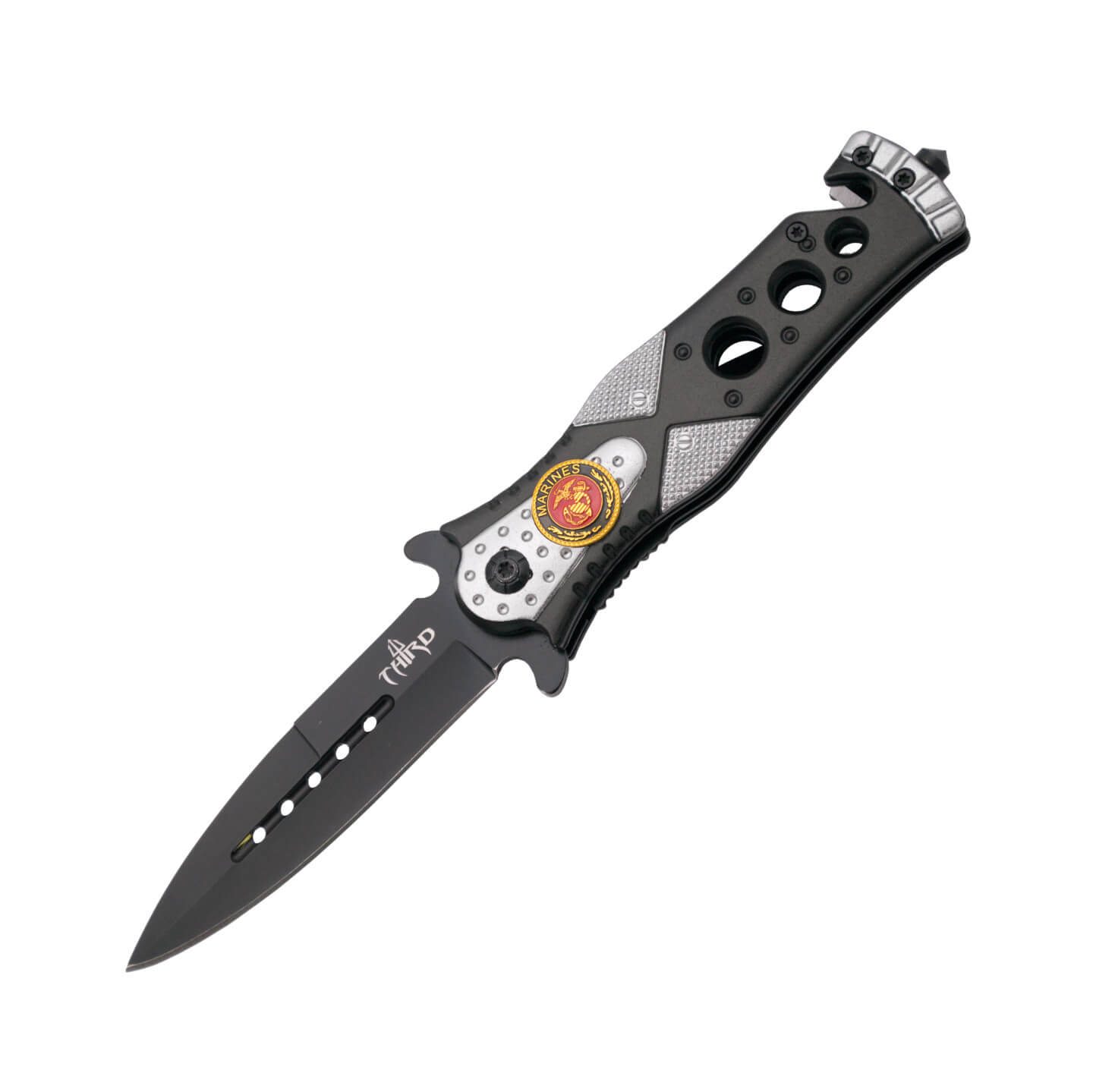 Gürtelschneider weißes taktisches Taschenmesser