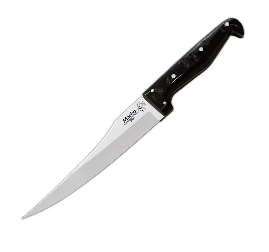 Coltello da caccia artigianale JV Macho riojano con manico in cor...