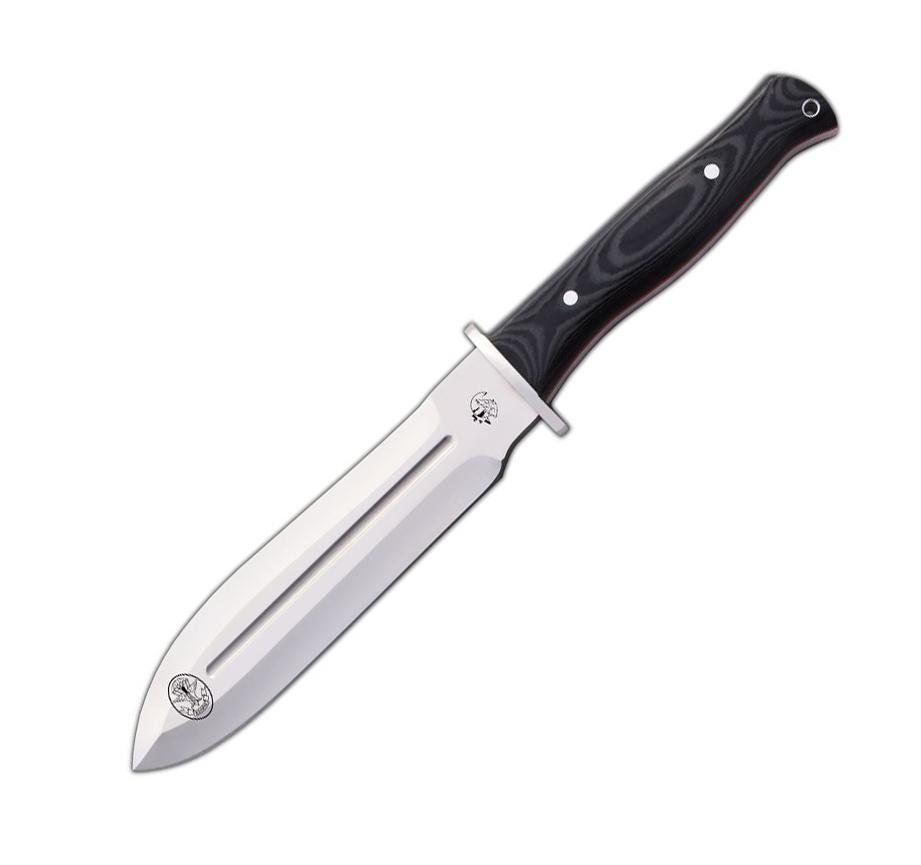 Coltello militare JV EZAPAC con manico in micarta nera