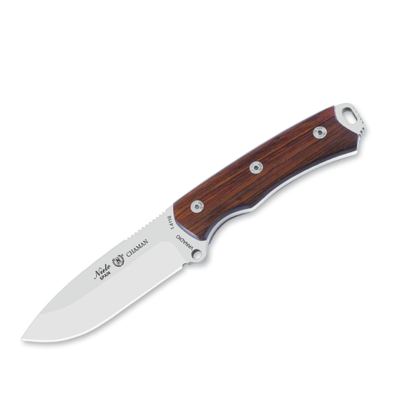 Cuchillo Nieto Chamán con kit plus con mango de madera de cocobol...