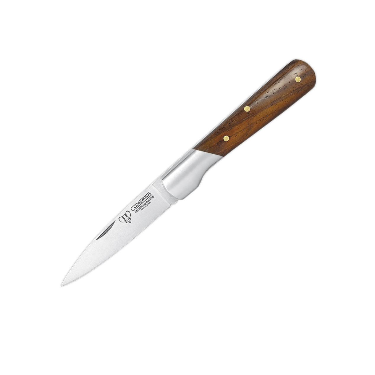Couteau de poche Cudeman avec virole. Manche en cocobolo poli. Ac...