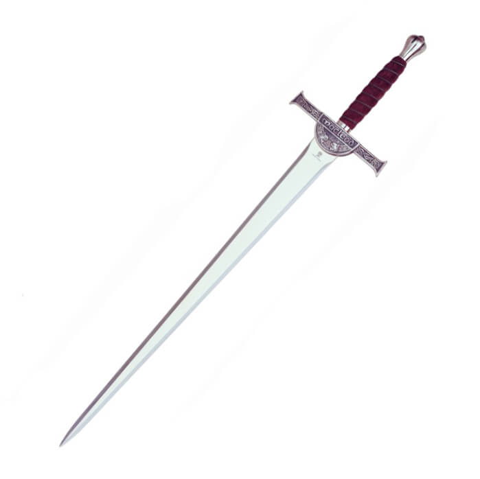 Espada Macleod con empuñadura de terciopelo rojo Marto HI595