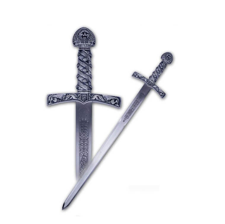 Espada Ricardo Corazón de León cadete con empuñadura en plata con...
