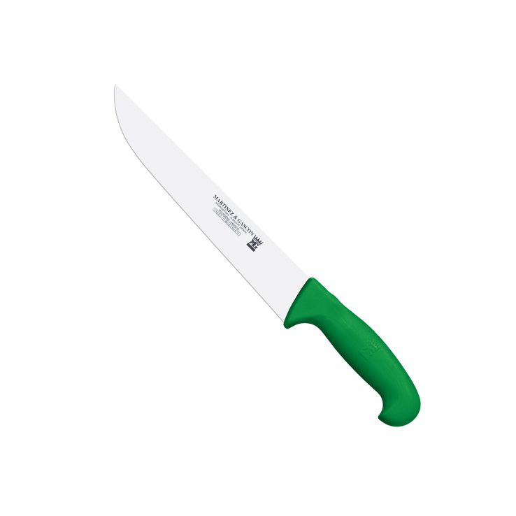 Faca de chef com lâmina de 31 cm e cabo de polipropileno verde Ma...