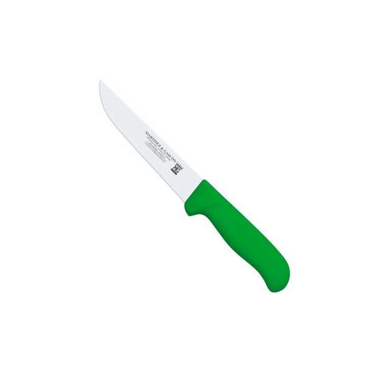 Faca de chef com lâmina de 18 cm e cabo de polipropileno verde Ma...