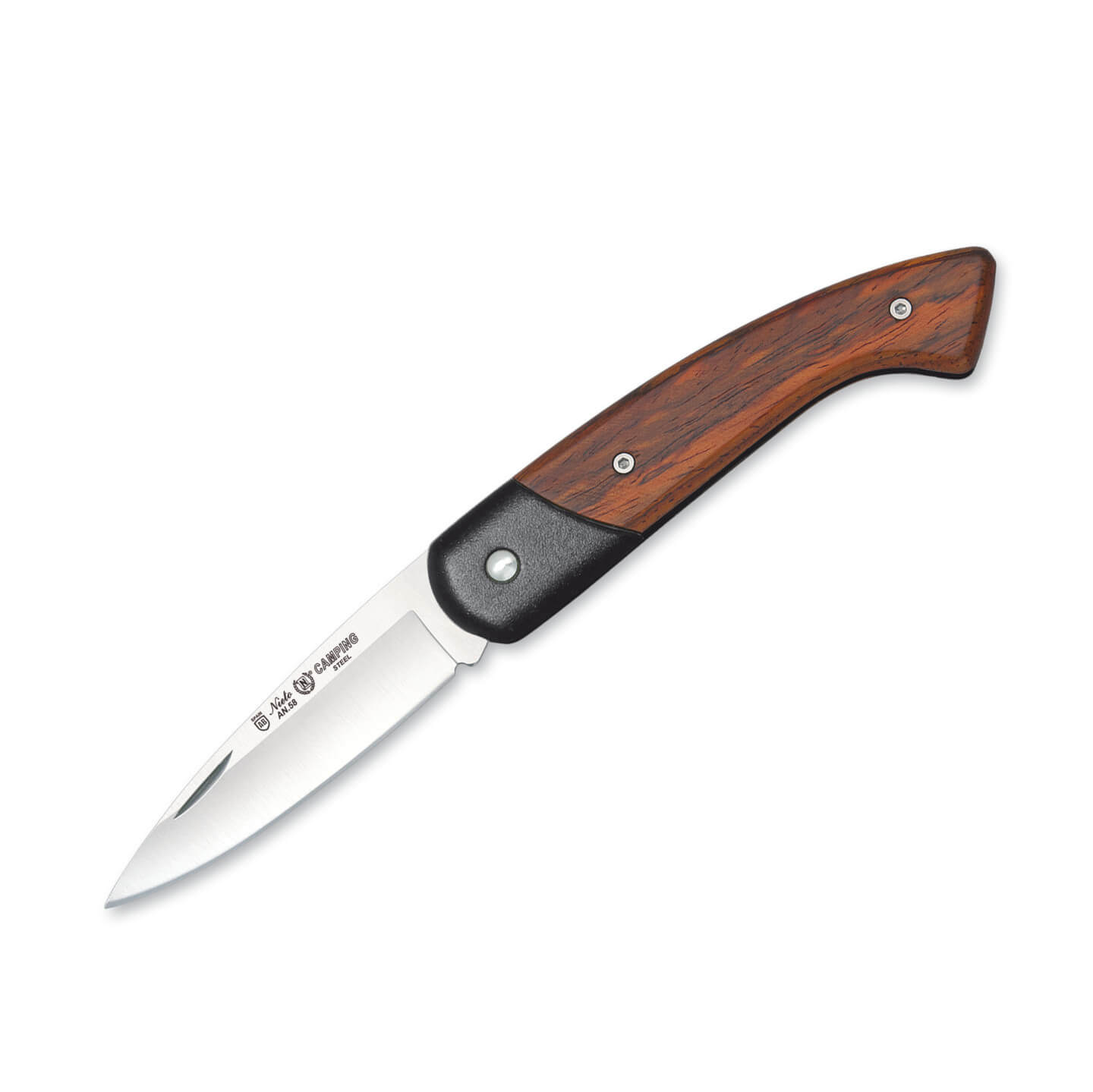 Navaja de bolsillo Nieto Camping con mango de madera de cocobolo ...