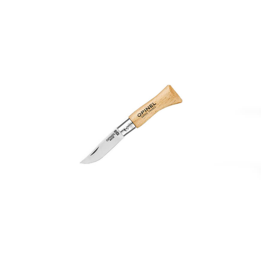 Opinel Nº 2 con hoja de acero inoxidable y mango de madera de hay...