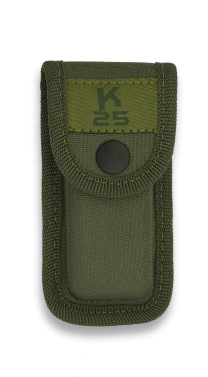 Grüne K25-Nylonscheide mit den Maßen 6,5 x 12 cm