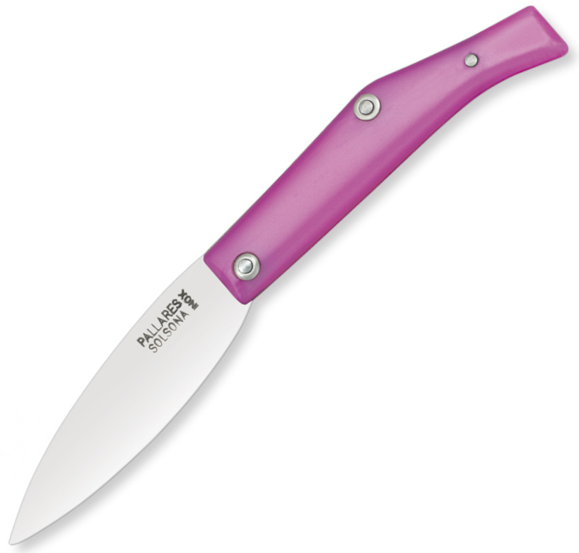 Navaja PALLARES Nº 00 con mango ABS fucsia y hoja de 7 cm de acer...