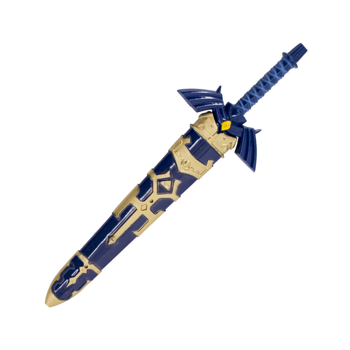 Daga The Legend of Zelda con vaina de ABS azul y dorada