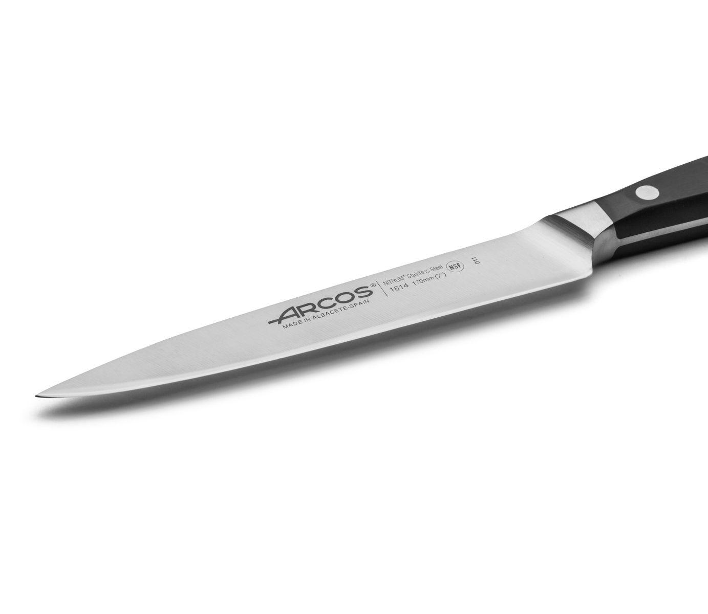 Cuchillo de lenguado Arcos Manhattan con hoja de 17 cm