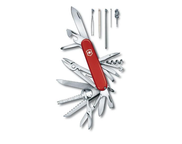 Rotes Victorinox Swiss Champ Taschenmesser im Blister