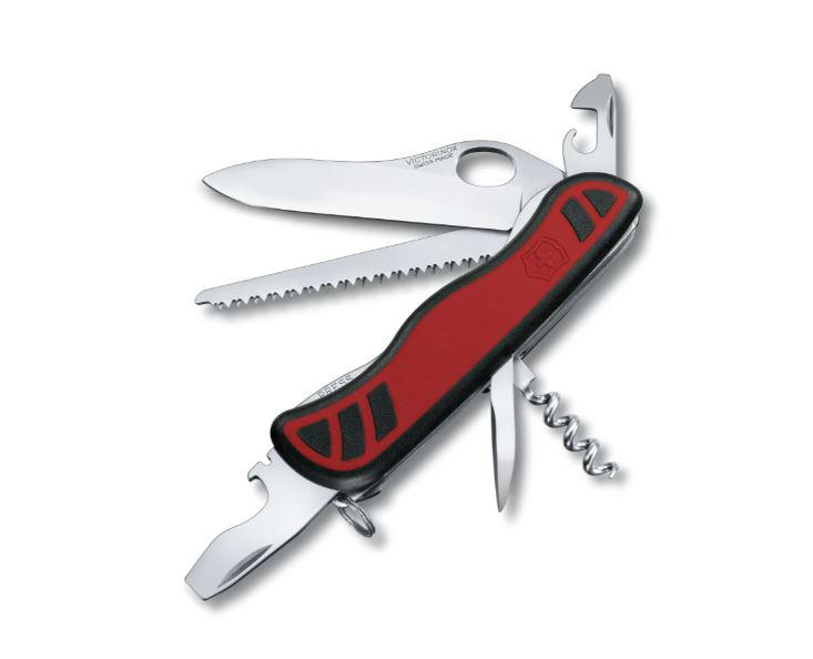 Navaja multiusos Victorinox Forester M Grip rojo y negro 10 usos