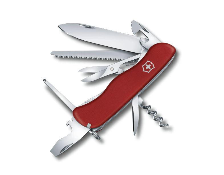 Navaja multiusos Outrider Victorinox rojo con 14 usos en blíster