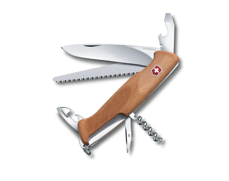 Victorinox Ranger Wood 55 Walnussholzgriff ausgezeichnetes Multitool-Messer