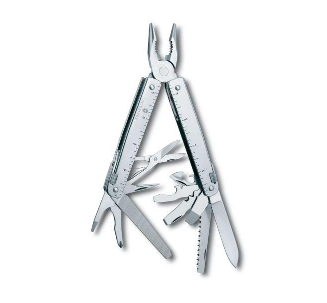 SwissTool CS Plus con funda de nylon 37 usos