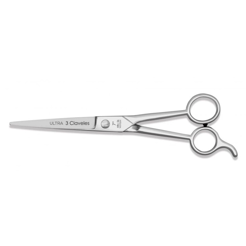 Tijera de peluqueria Ultra 7" con filo microdentado 3 Claveles