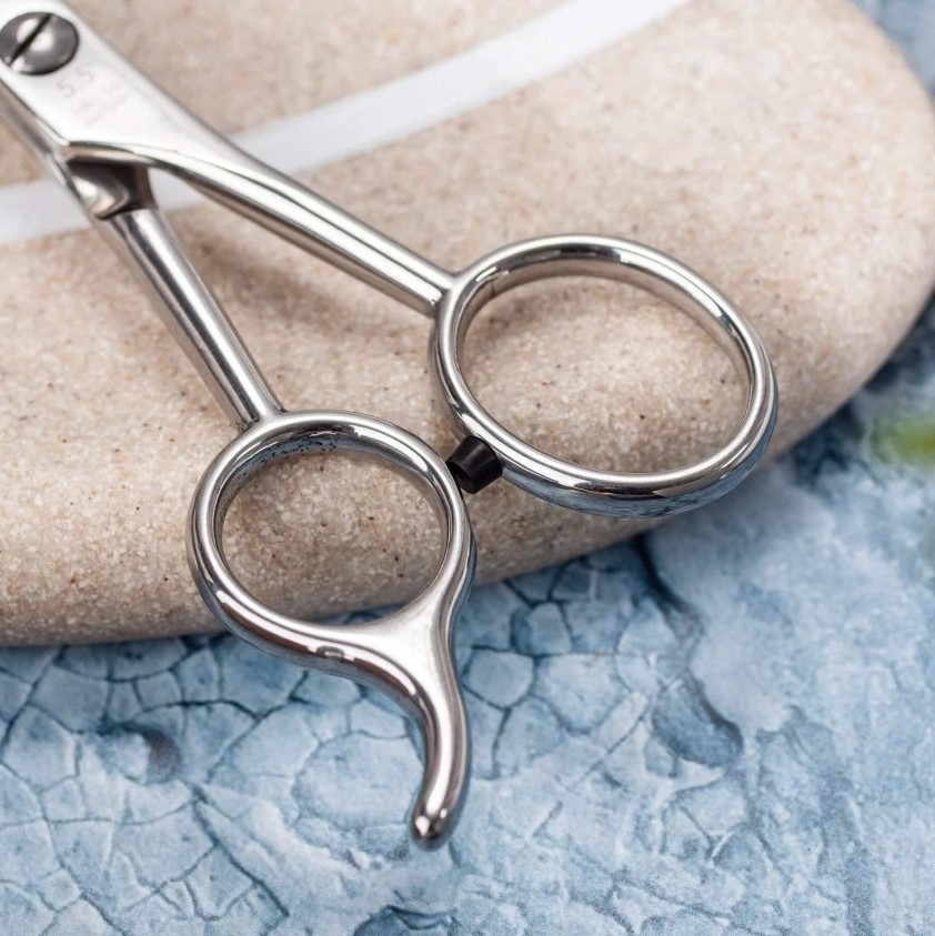 Tesoura de cabeleireiro Ultra 7" com fio micro serrilhado 3 Claveles