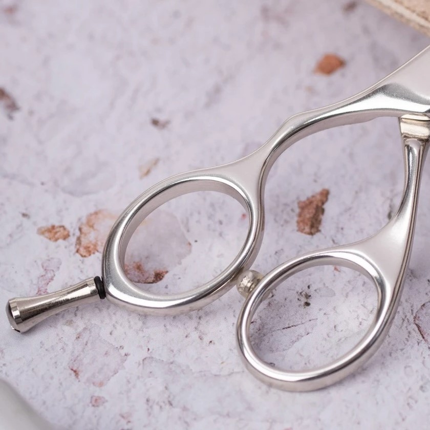 Ciseaux de coiffure gauche Dur ES28 5,5" en acier inoxydable 3 Claveles