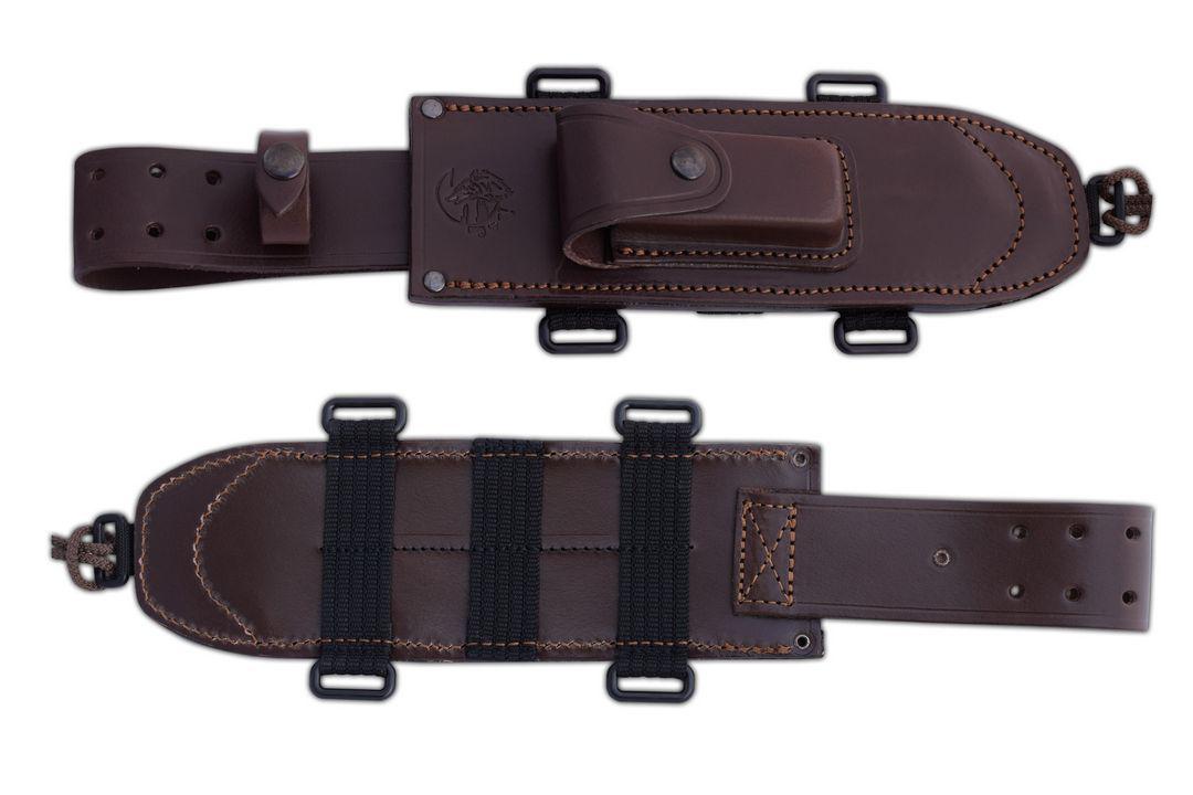 JV EZAPAC military knife with cocobolo wood handle