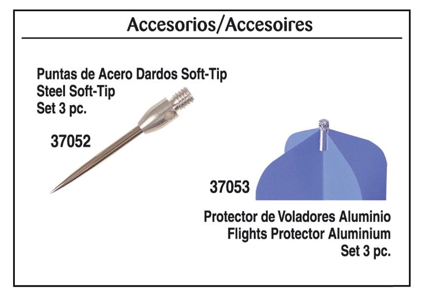 Set of 3 steel dart tips by Albainox