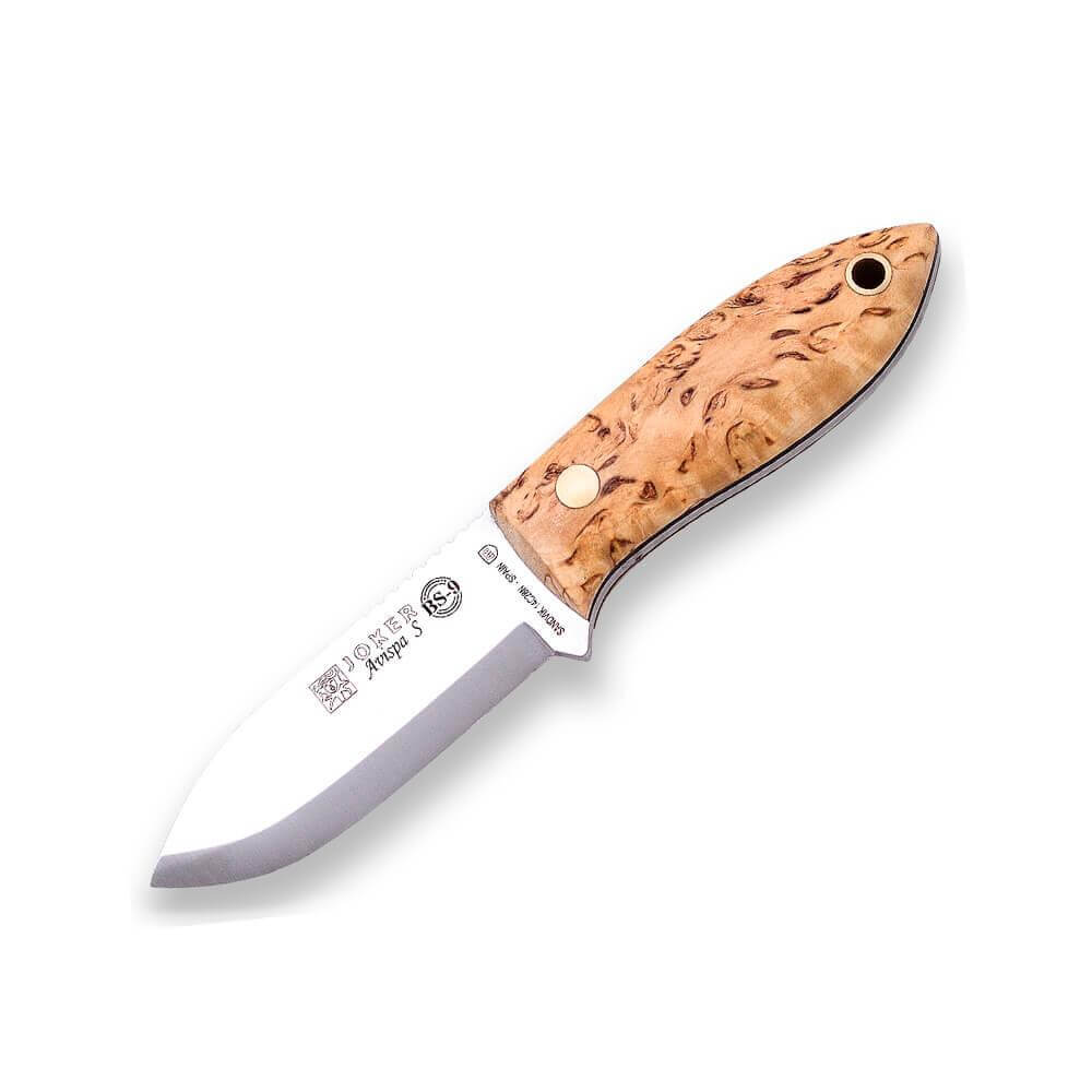 Cuchillo de cuello Joker Avispa S BS9 abedul