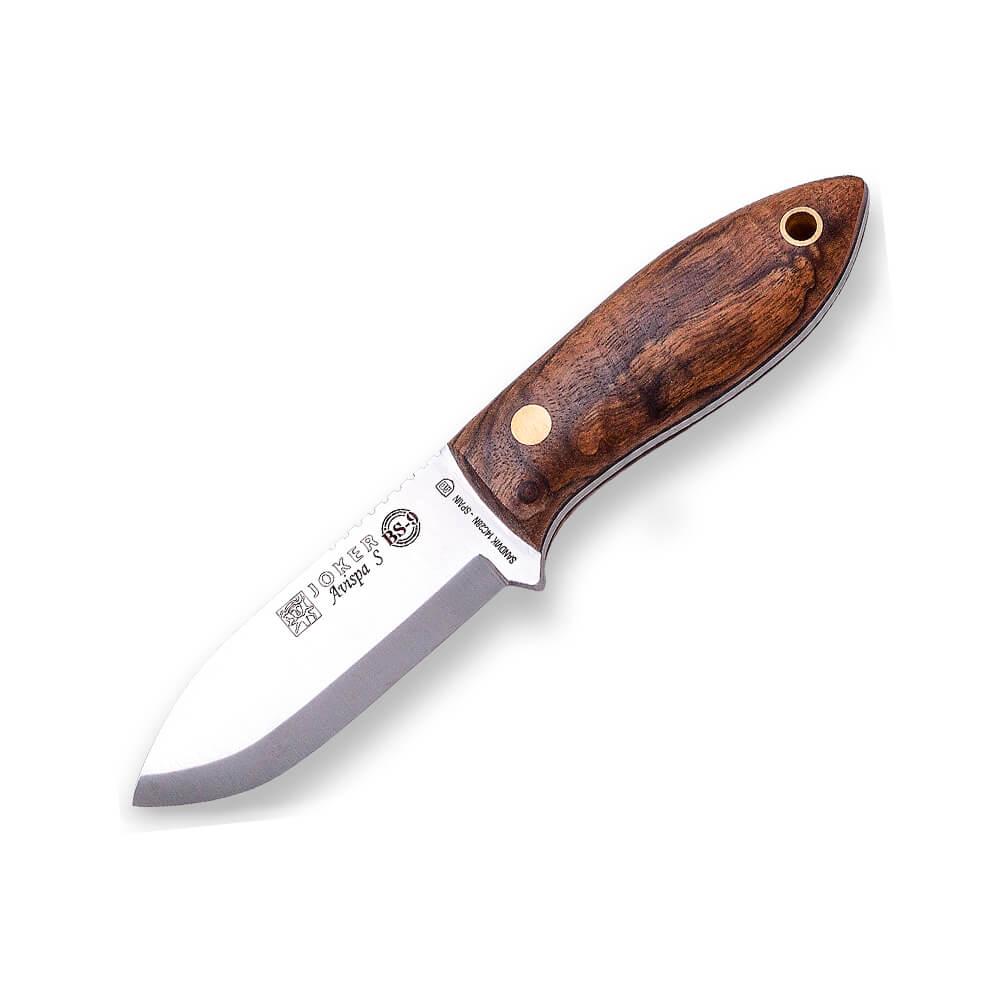 Cuchillo de cuello Joker Avispa S BS9 nogal