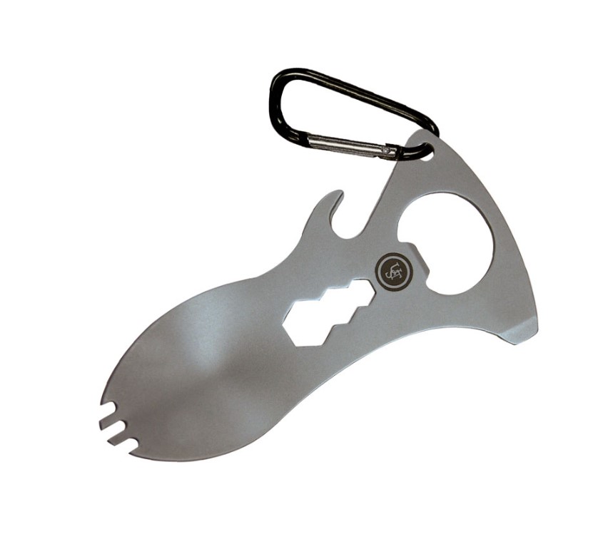 UST tenedor multiusos con mosquetón