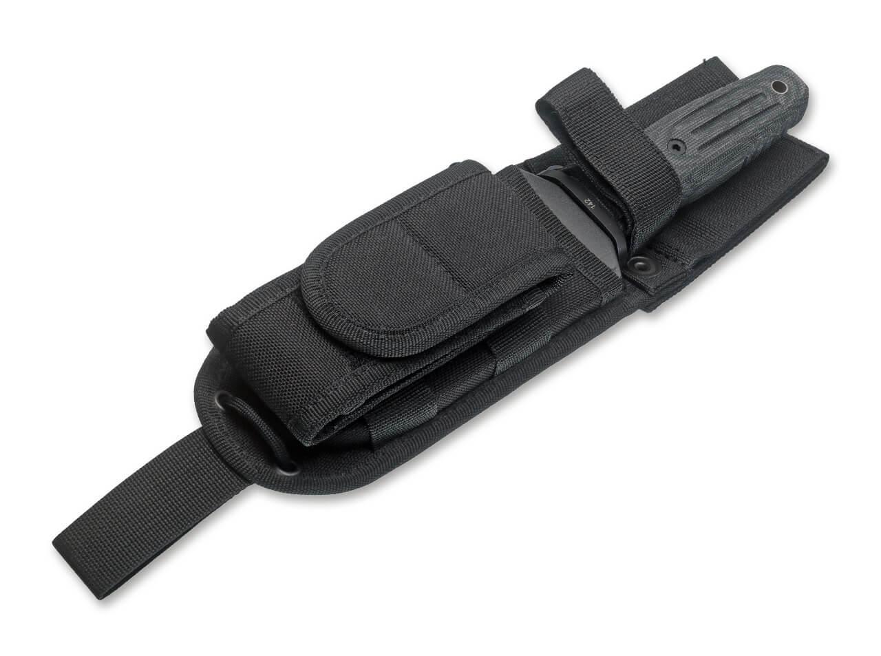 Coltello militare Boker Applegate 4.5 All Black lama nera e manico in micarta nera 121644