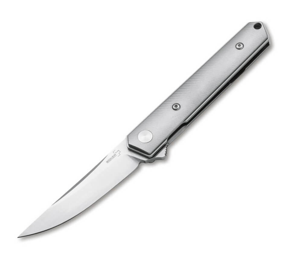 Coltellino tattico in acciaio Boker Plus Kwaiken Mini Flipper Tit...