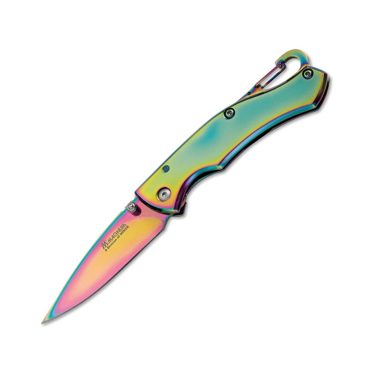 Coltello tascabile Boker Magnum Rainbow I con lama da 5,7 cm