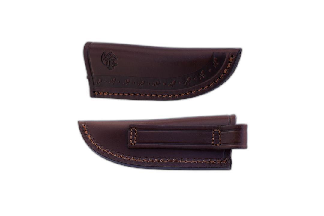 Couteau de cou JV Chacal Mini avec manche en bois de cocobolo